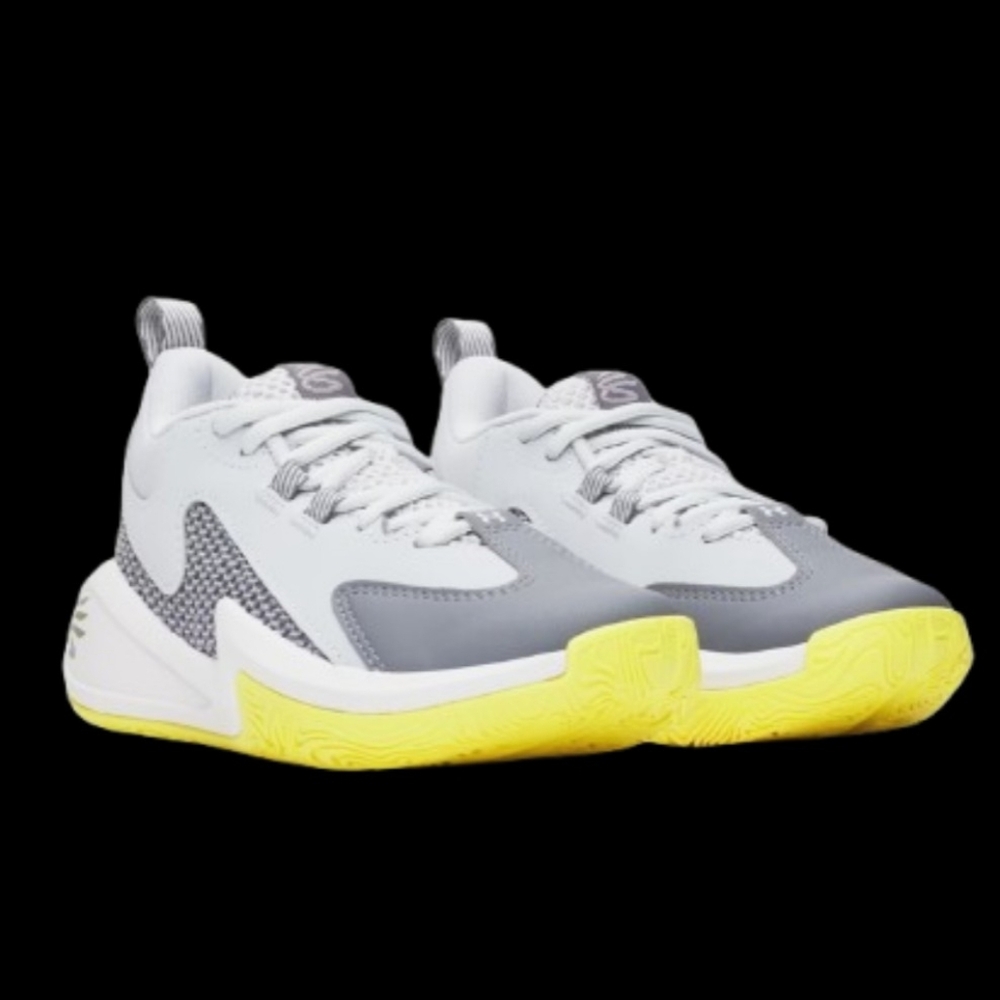 Under Armour Curry 3Z 25 SDE Little Kids Grey Lumin Yellow White